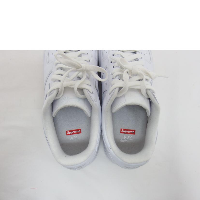 NIKE×Supreme ナイキ シュプリーム/ナイキ×シュプリーム/エアフォース1/ローカットスニーカー/ホワイト/CU9255-100//ABランク/04