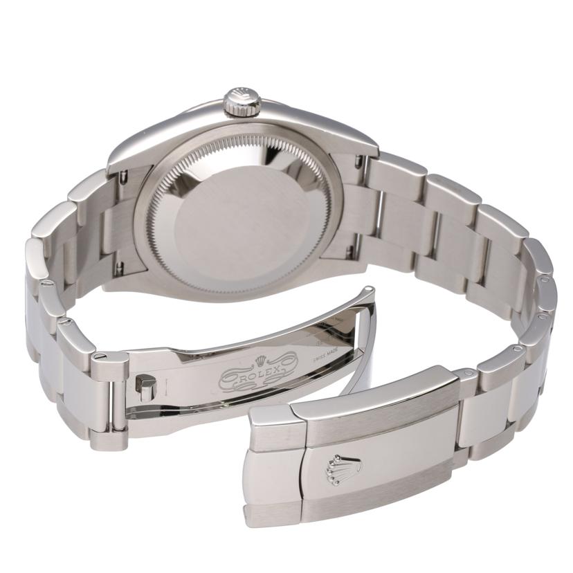 ROLEX ロレックス 腕時計 2022年保証書 SS×WG オイスターブレス 自動巻き メンズ/デイトジャスト36・ブライトブルー/ランダム番/126234//0D94A375/Aランク/75