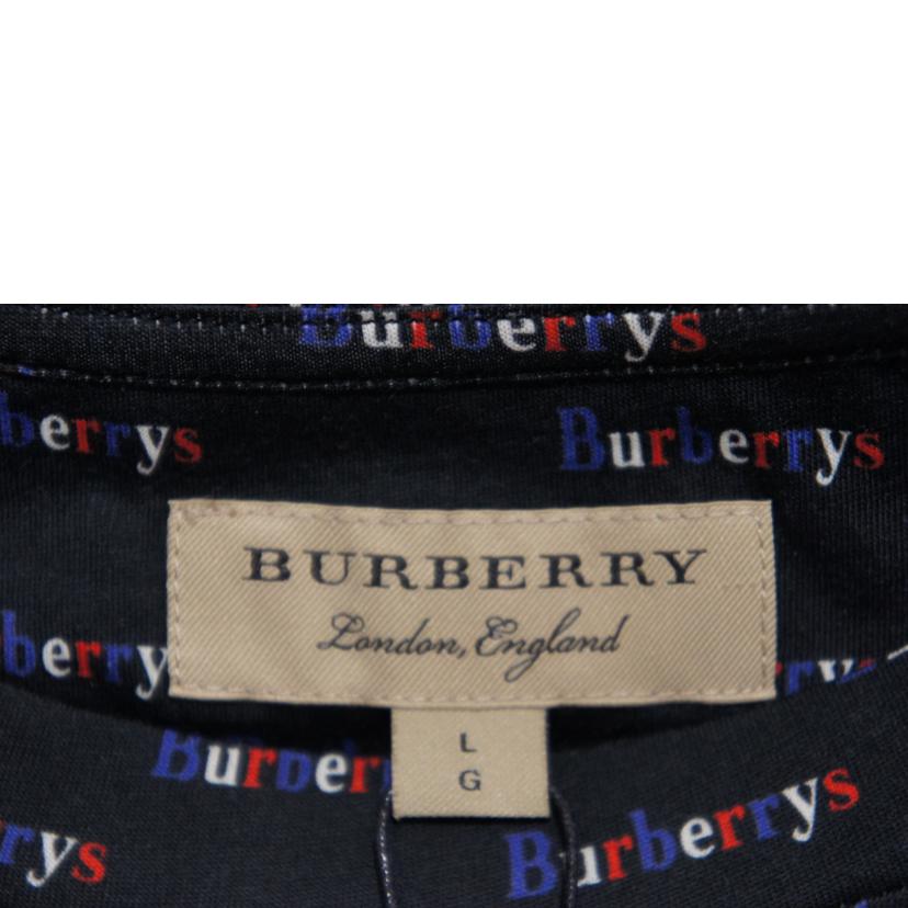 BURBERRY LONDON バーバリーロンドン/ミニロゴTシャツ BLK/BLU/RED//Aランク/94