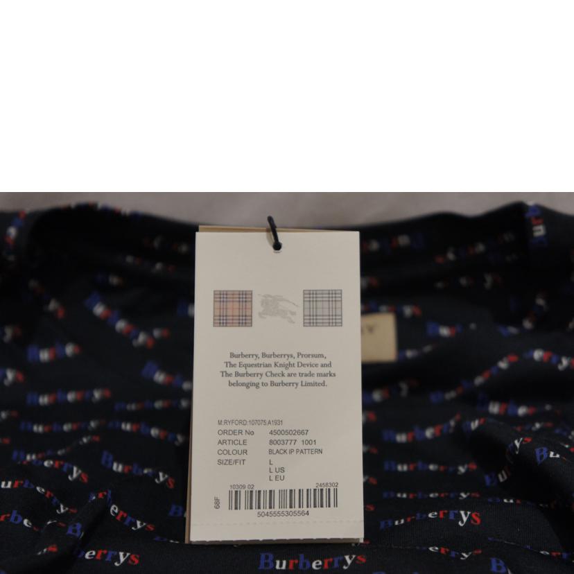 BURBERRY LONDON バーバリーロンドン/ミニロゴTシャツ BLK/BLU/RED//Aランク/94