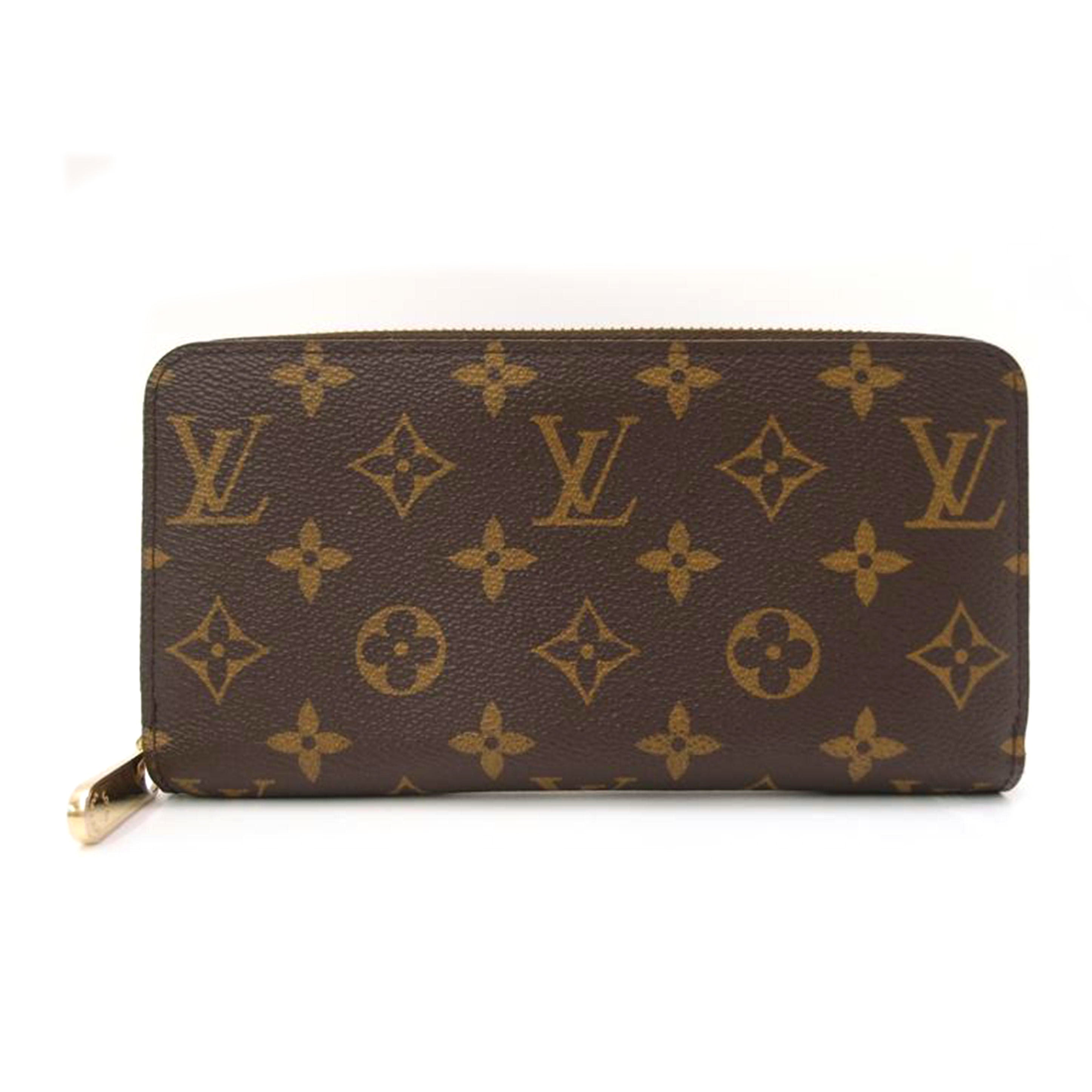 LOUIS VUITTON ルイ・ヴィトン 長財布 ラウンドファスナー ブラウン ワインレッド メンズ レディース/ジッピー・ウォレット/モノグラム/フーシャ/M41895//GI0147/ABランク/69