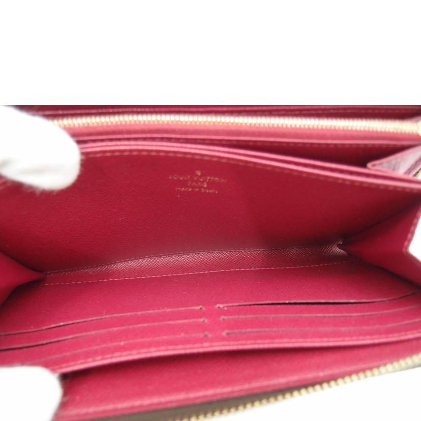 LOUIS VUITTON ルイ・ヴィトン 長財布 ラウンドファスナー ブラウン ワインレッド メンズ レディース/ジッピー・ウォレット/モノグラム/フーシャ/M41895//GI0147/ABランク/69