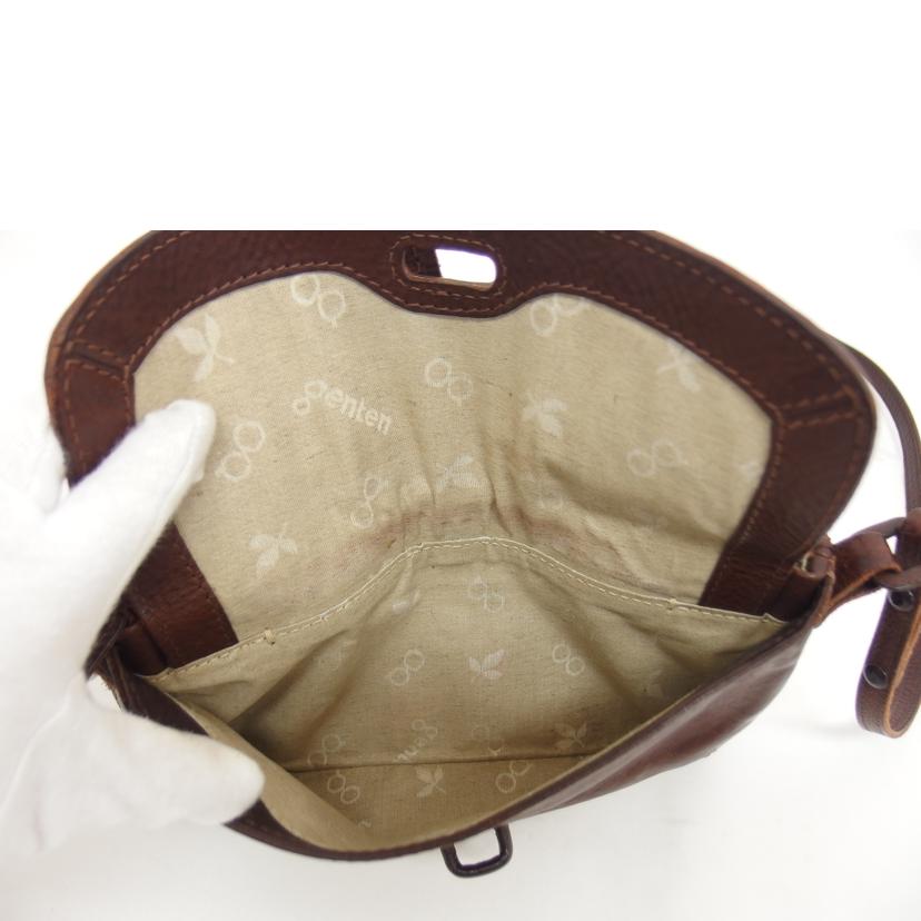 genten ゲンテン ウエストバッグ クラッチバッグ ワンショルダー 肩掛け/トスカ/4WAYショルダーバッグ/ダークブラウン//ABランク/04