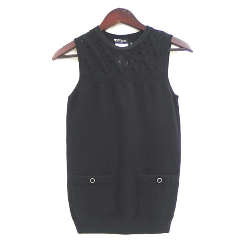 CHANEL シャネル/CHANEL ノースリーブニット/P46827K05893//ABランク/82