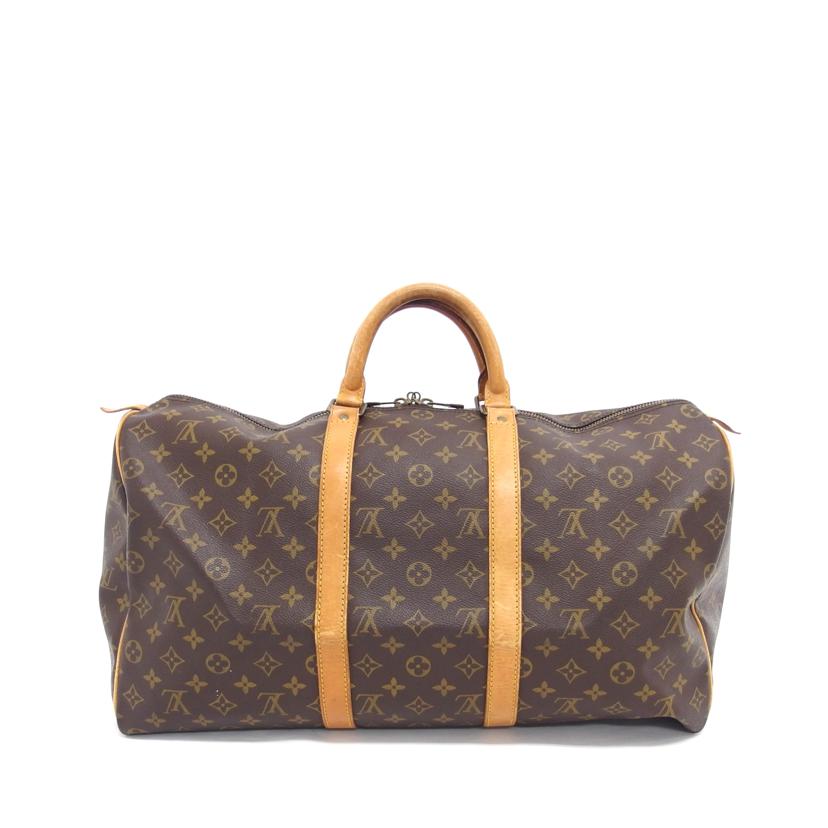 LV ルイ・ヴィトン ハンドバッグ トートバッグ ボストンバッグ トラベルバッグ ブラウン メンズ レディース 定番 人気 /キーポル50/モノグラム/M41426//VI8**/Bランク/04