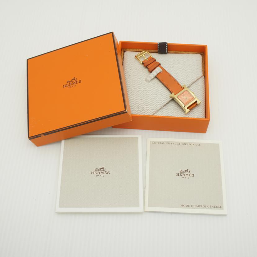 HERMES エルメス/Hウォッチ/レディース/クオーツ/HH1.201//1090298/Bランク/75