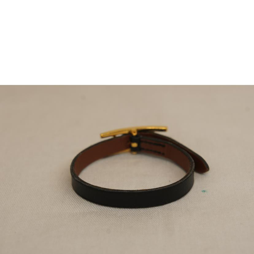 HERMES エルメス/レザーHブレスレット//S/ABランク/92
