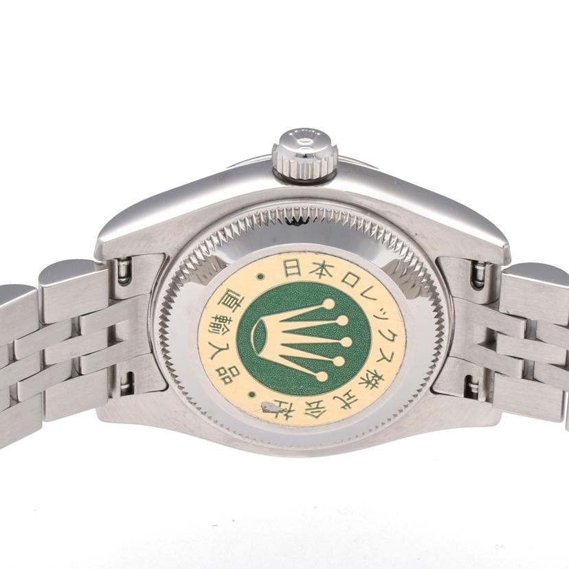 ROLEX ロレックス 腕時計 2007年頃製造/デイトジャスト・レディース・10P新ダイヤ/ブラック/179174G//M006085(2007)/Aランク/75