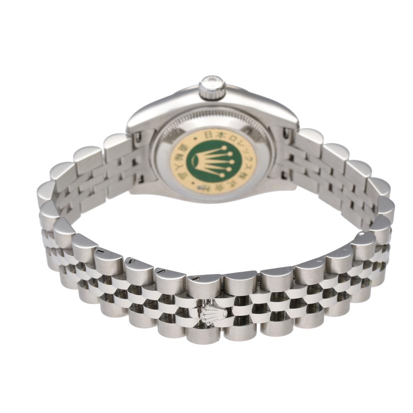 ROLEX ロレックス 腕時計 2007年頃製造/デイトジャスト・レディース・10P新ダイヤ/ブラック/179174G//M006085(2007)/Aランク/75