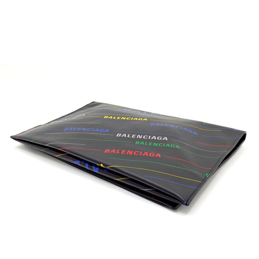 BALENCIAGA バレンシアガ/プラスチックバッグショッパーS/クラッチバッグ/541908//1060X.0022/Aランク/75