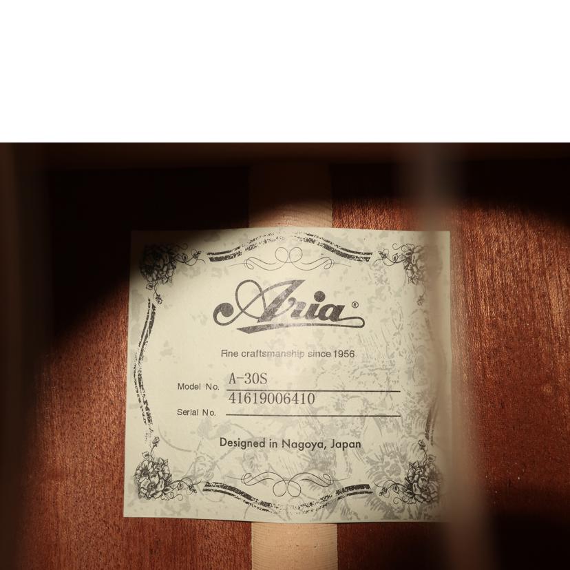 Aria アリア/クラシックギター/A-30S//41619006410/ABランク/65