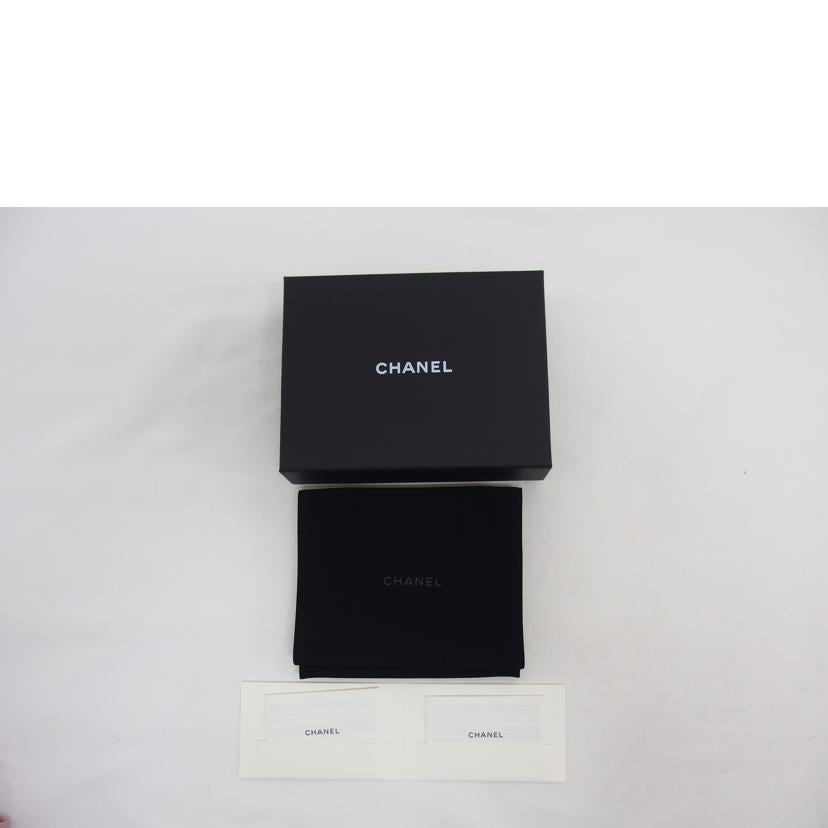 CHANEL シャネル Wホック ミニ財布/マトラッセ/キャビアスキン/スモールフラップウォレット/ピンク/AP2962//EJG*****/Aランク/04