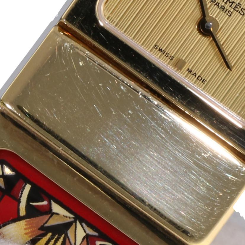 HERMES エルメス/ロケ・バングルウォッチ/レディース/クオーツ/LO1.201//1106999/ABランク/75