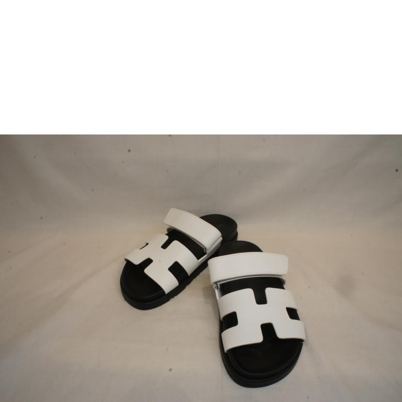 HERMES エルメス/シプレHサンダル/ホワイトブラック//Sランク/92