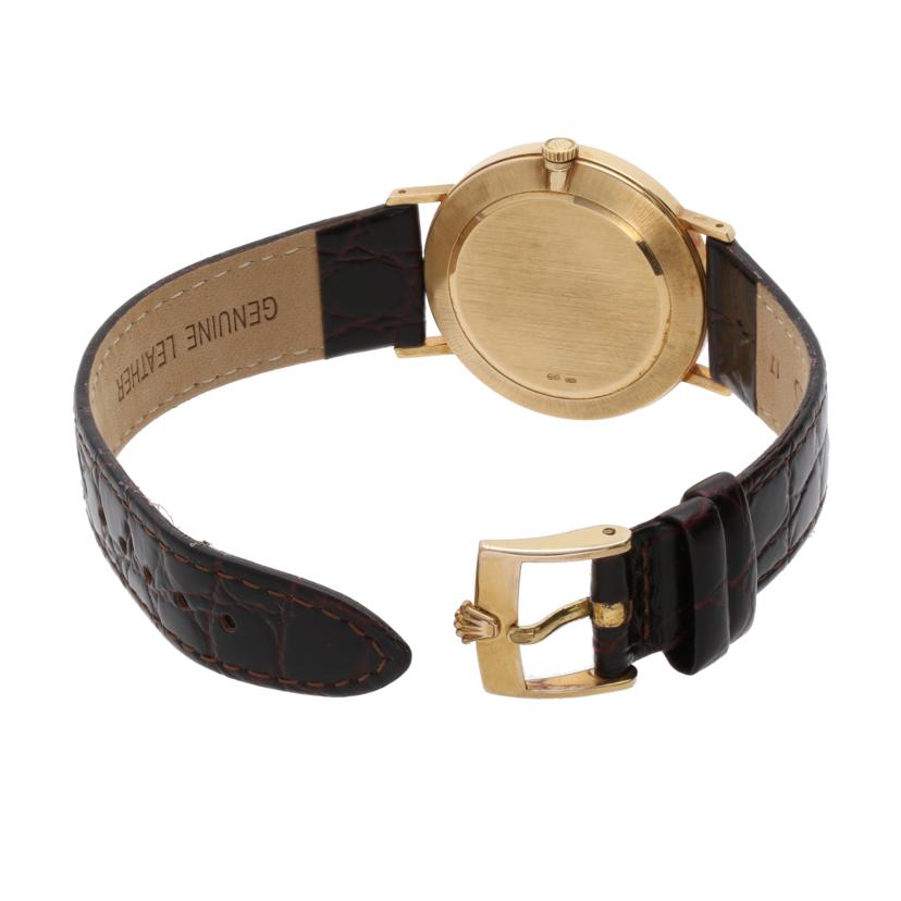 ROLEX ロレックス/チェリーニK18YG/手巻き/社外ベルト/4112//4281080/Bランク/75