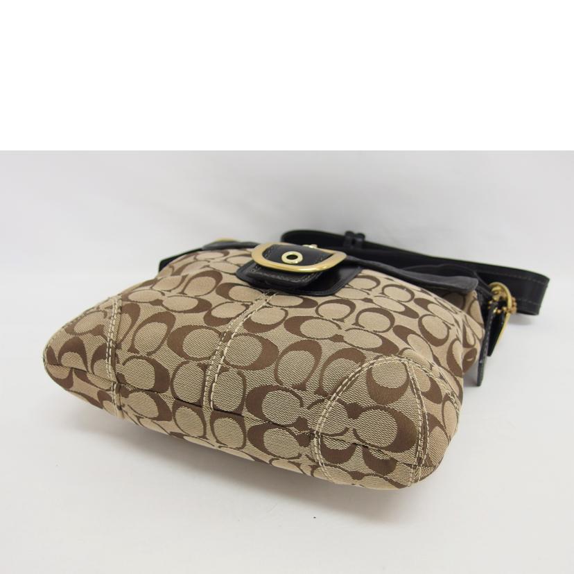 COACH コーチ/シグネチャー/フラップショルダーバッグ/11436//F0771/Aランク/04