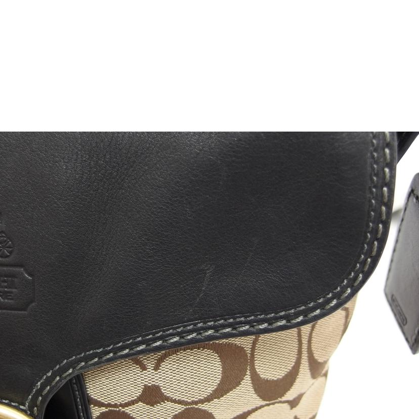 COACH コーチ/シグネチャー/フラップショルダーバッグ/11436//F0771/Aランク/04