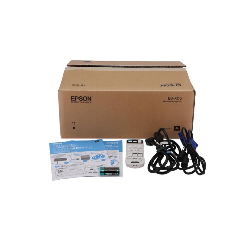 EPSON エプソン/プロジェクター/EB-X06//X8941601170/Aランク/70