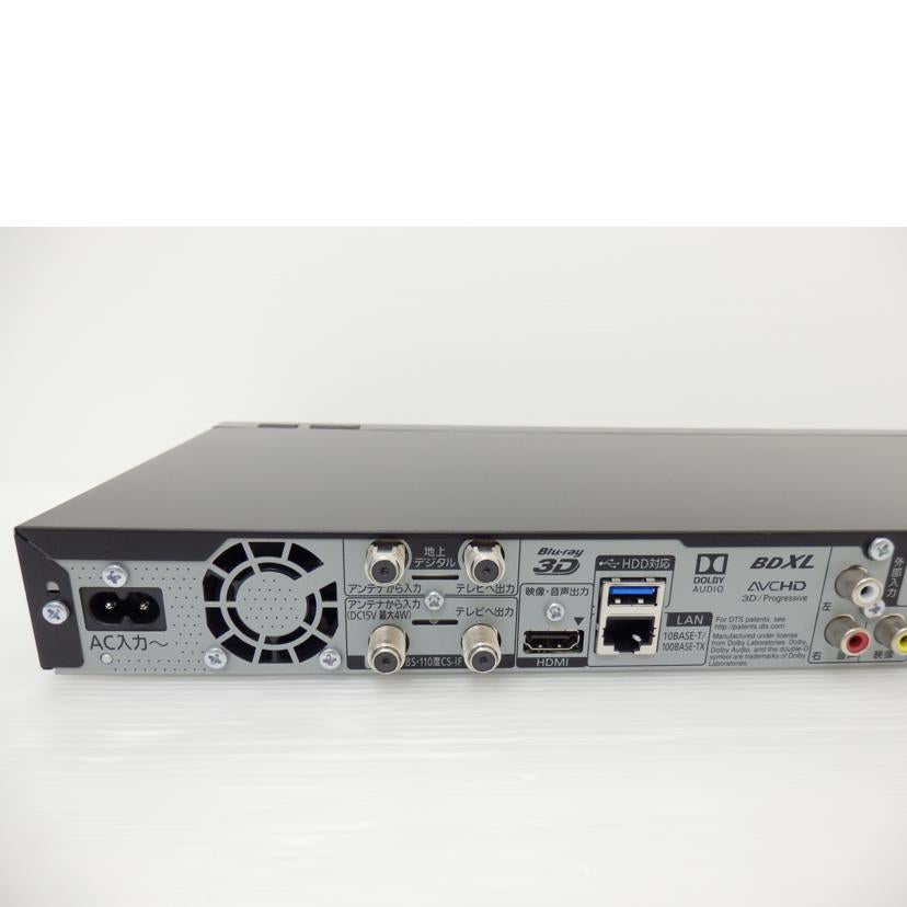 Panasonic パナソニック/BD/HDDレコーダー1TB/DMR-BRW1020//VN8AA010791/ABランク/88