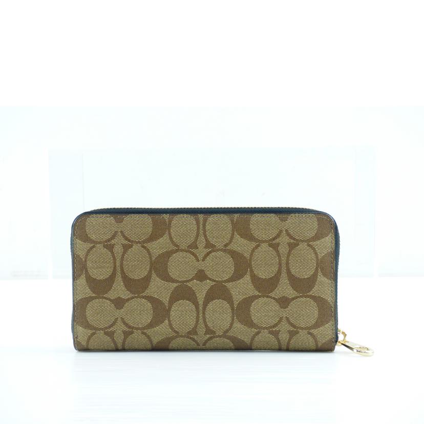 COACH コーチ/バスキア ラウンドファスナー長財布/C5615//F2180/Aランク/64