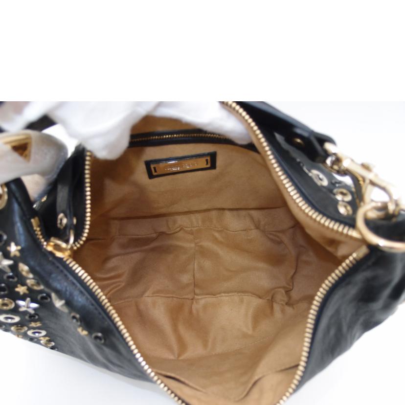 JIMMY CHOO ジミーチュウ ワンショルダー スタッズ レザー 黒 レディース/スカイバッグ/ブラック//00Y36B/SAランク/69