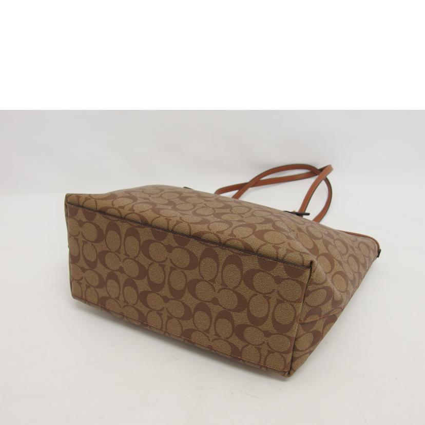 COACH コーチ/シグネチャー/トートバッグ/ブラウン/F36876//K1577/Aランク/04
