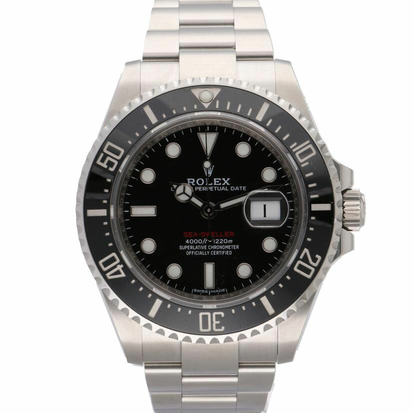 ROLEX ロレックス 赤シード 腕時計 保証書2017年 ランダムシリアル ステンレス 自動巻き メンズ/シードゥエラー/ランダム番/126600//74Y23830/SAランク/75