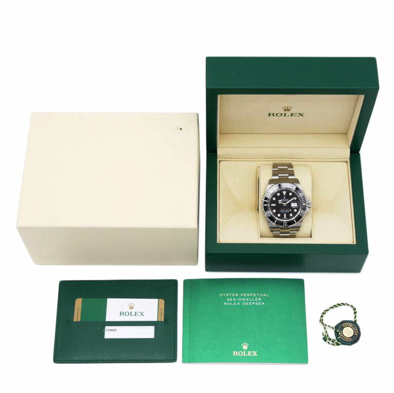 ROLEX ロレックス 赤シード 腕時計 保証書2017年 ランダムシリアル ステンレス 自動巻き メンズ/シードゥエラー/ランダム番/126600//74Y23830/SAランク/75