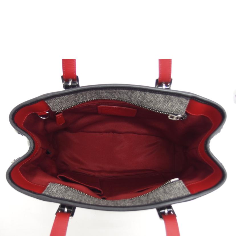 COACH コーチ/ツイード/レザートートバッグ/1408//G04J/ABランク/04