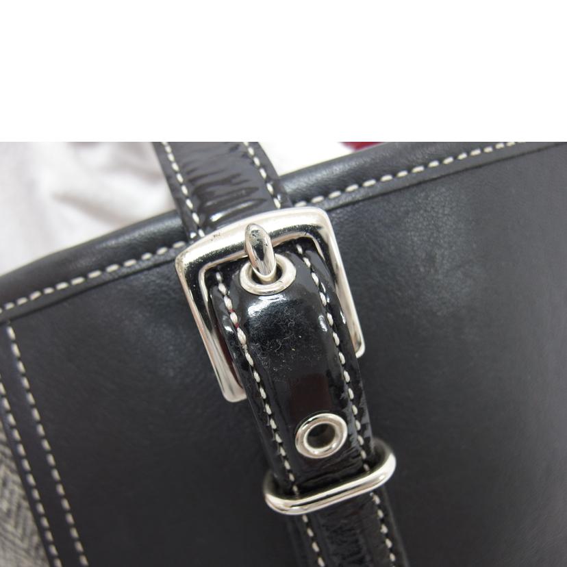 COACH コーチ/ツイード/レザートートバッグ/1408//G04J/ABランク/04