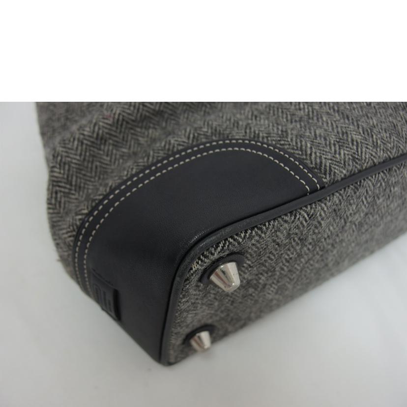 COACH コーチ/ツイード/レザートートバッグ/1408//G04J/ABランク/04