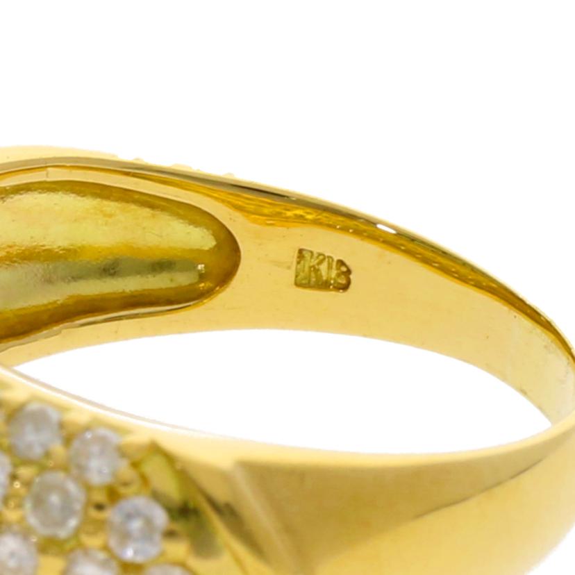 K18/K18ダイヤリング 1.00/#11/3.8//1.00/Aランク/75