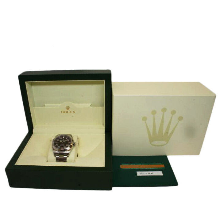 ROLEX ロレックス 腕時計 ランダムシリアル ギャラ2017年日付 新品仕上済 ステンレス 自動巻き メンズ/エアキング/ランダム番/116900//X47*****/Aランク/92