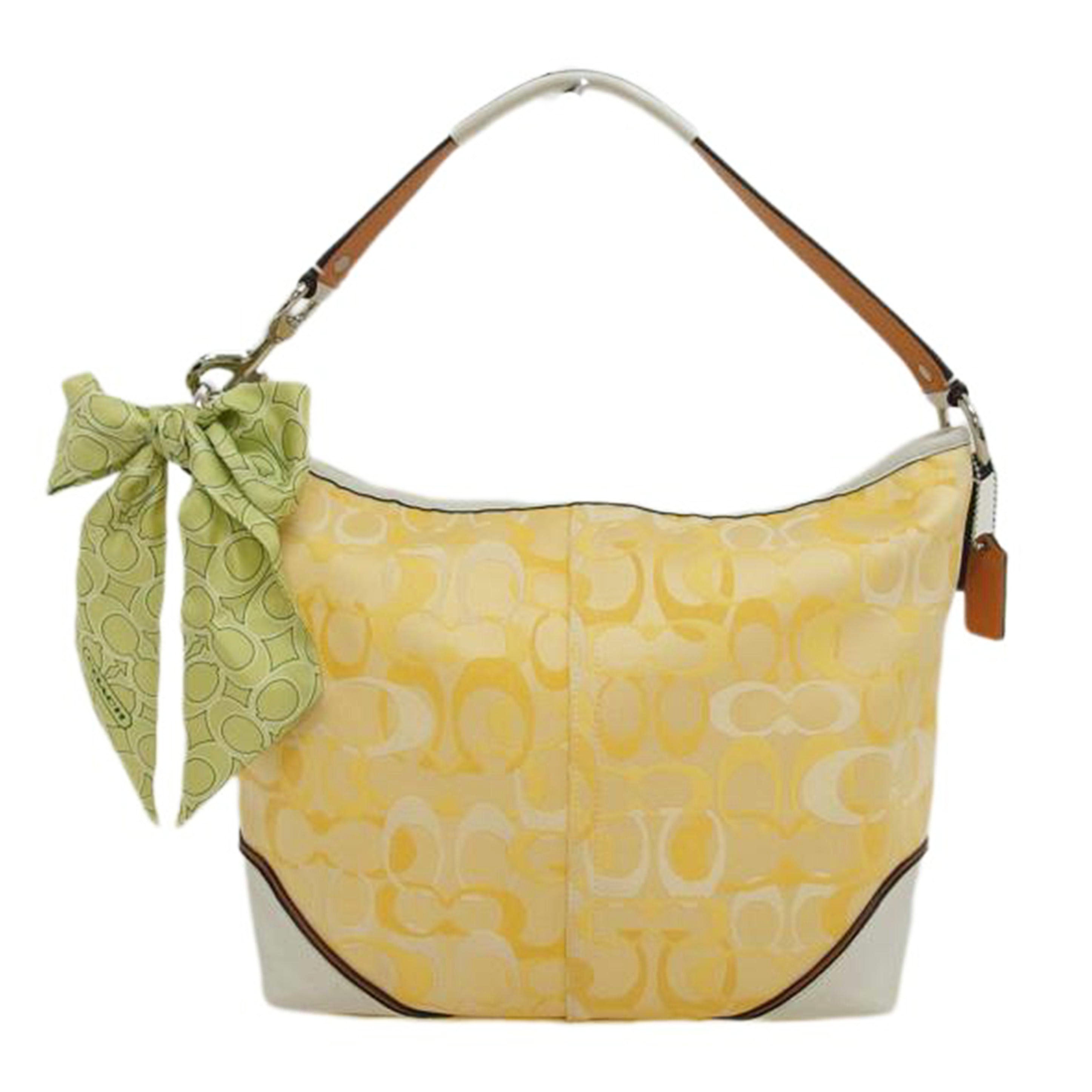 COACH コーチ/シグネチャーワンショルダーバッグ/イエロー/F13120//K0893/ABランク/04