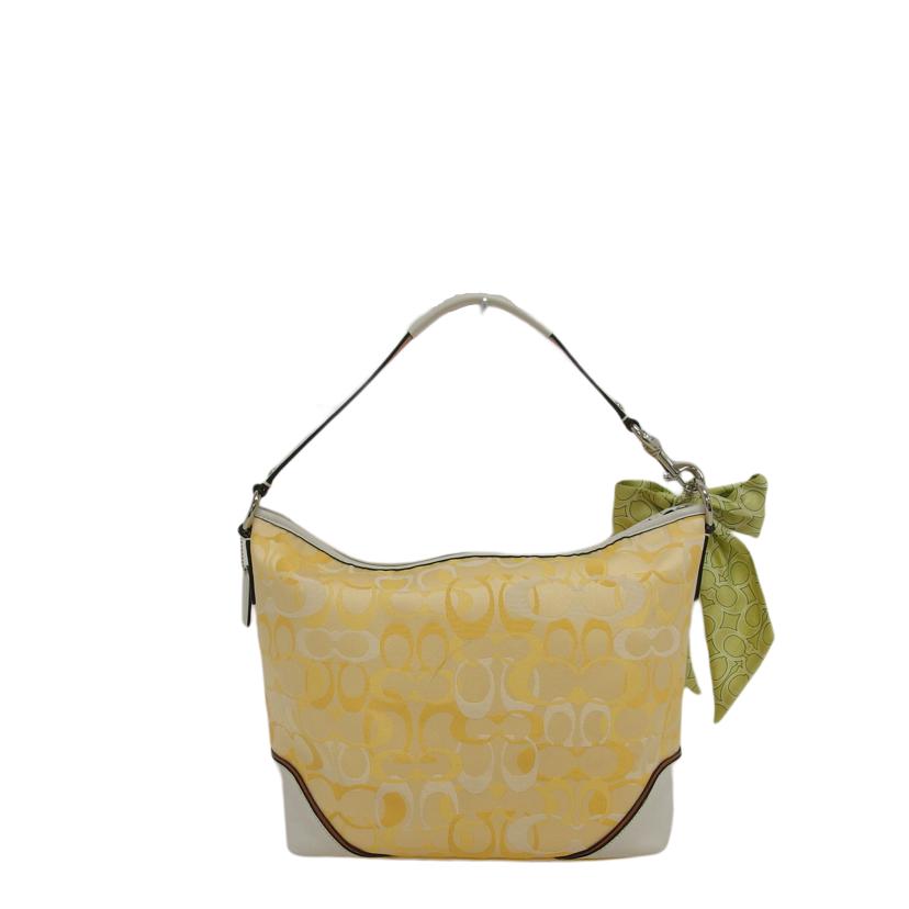 COACH コーチ/シグネチャーワンショルダーバッグ/イエロー/F13120//K0893/ABランク/04