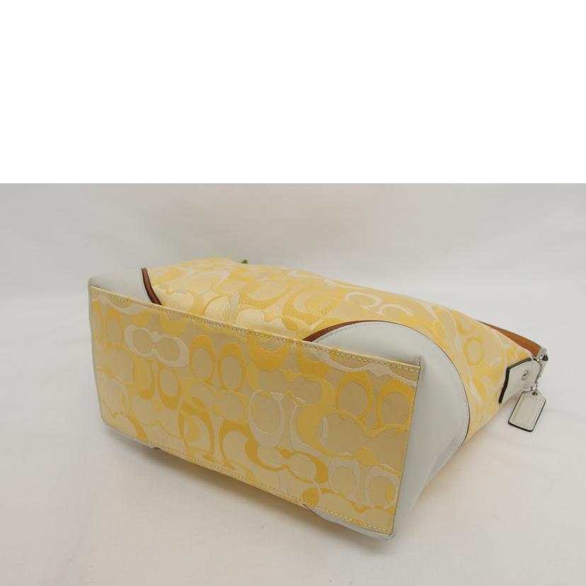 COACH コーチ/シグネチャーワンショルダーバッグ/イエロー/F13120//K0893/ABランク/04