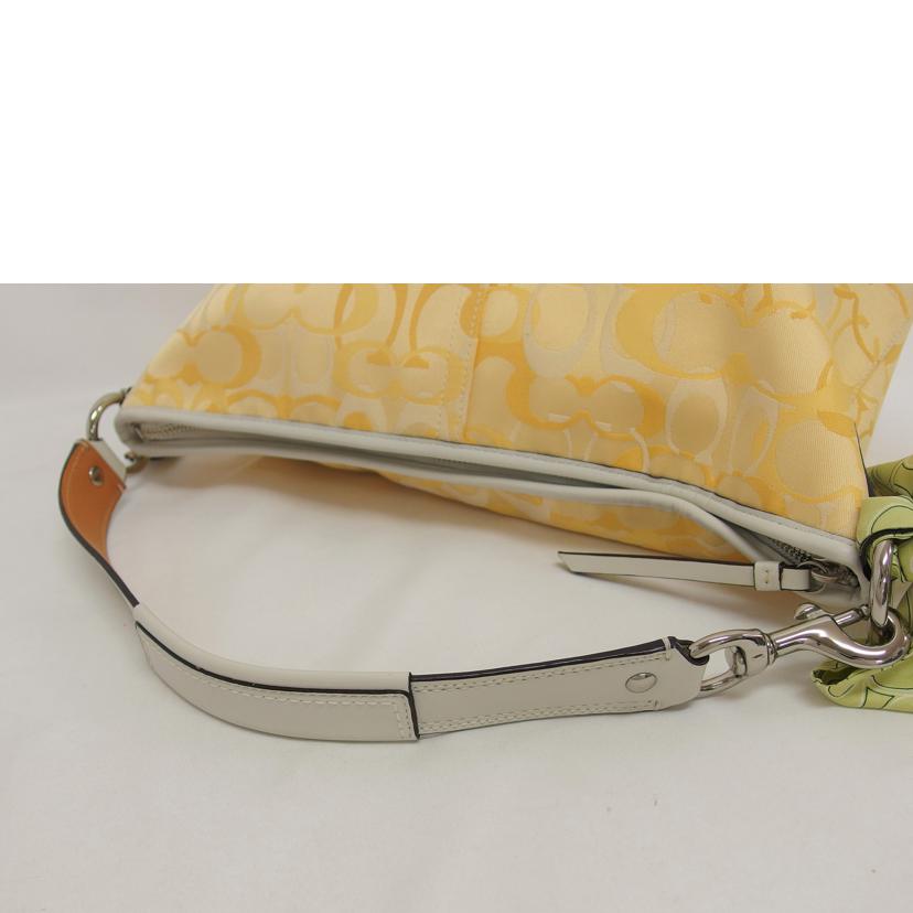 COACH コーチ/シグネチャーワンショルダーバッグ/イエロー/F13120//K0893/ABランク/04