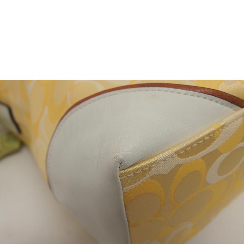 COACH コーチ/シグネチャーワンショルダーバッグ/イエロー/F13120//K0893/ABランク/04