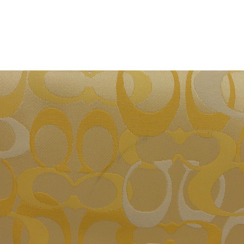 COACH コーチ/シグネチャーワンショルダーバッグ/イエロー/F13120//K0893/ABランク/04