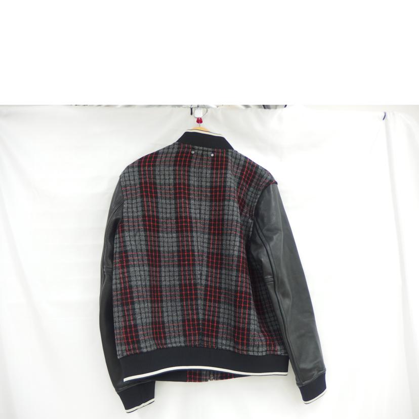 COACH コーチ/レザー切替チェックスタジャン//Aランク/82