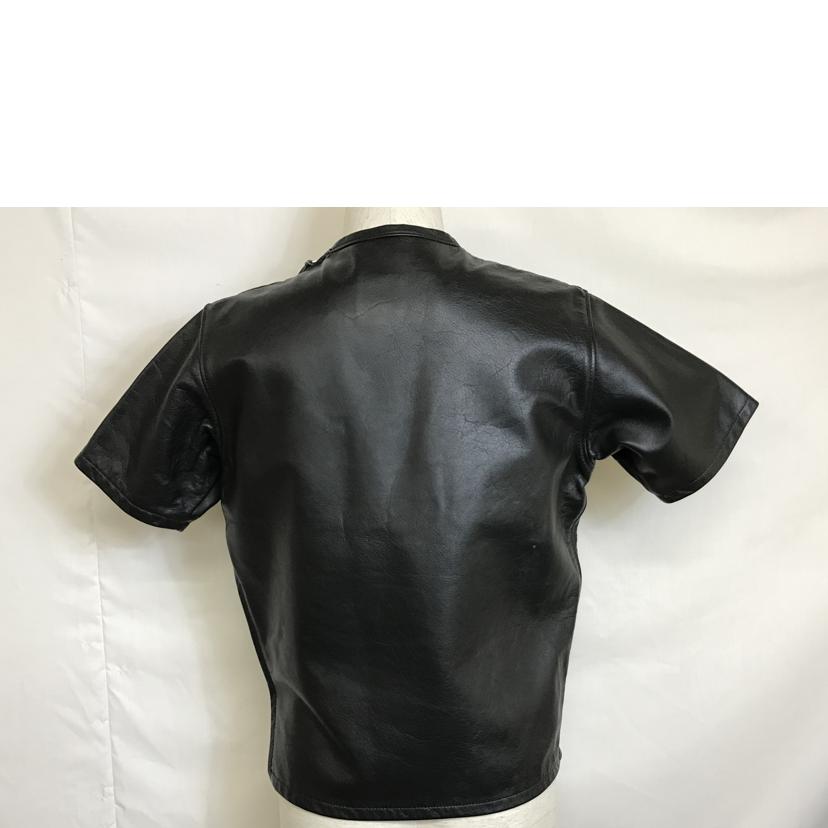 Schott ショット/レザープルオーバー/半袖//Bランク/51