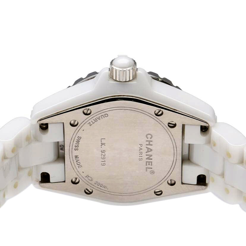 CHANEL シャネル/J12・ホワイトセラミック/レディース/クオーツ/H0968//L.K.92919/ABランク/75