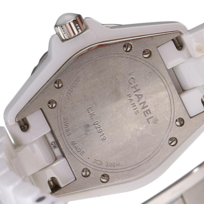 CHANEL シャネル/J12・ホワイトセラミック/レディース/クオーツ/H0968//L.K.92919/ABランク/75