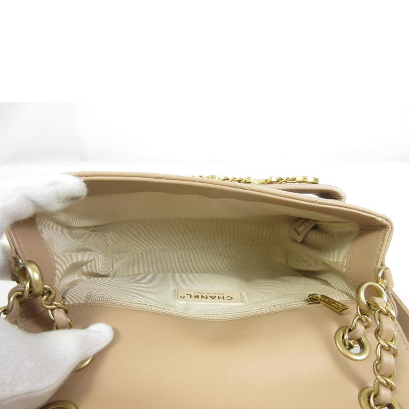 SHANEL シャネル/マトラッセ ロゴ チェーンショルダー/AS1491//29652880/ABランク/70