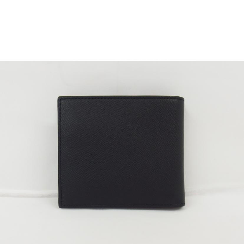 Paul Smith ポールスミス/二つ折りコンパクト財布/ブラック×ストライプ/M1A-4833X//SAランク/04