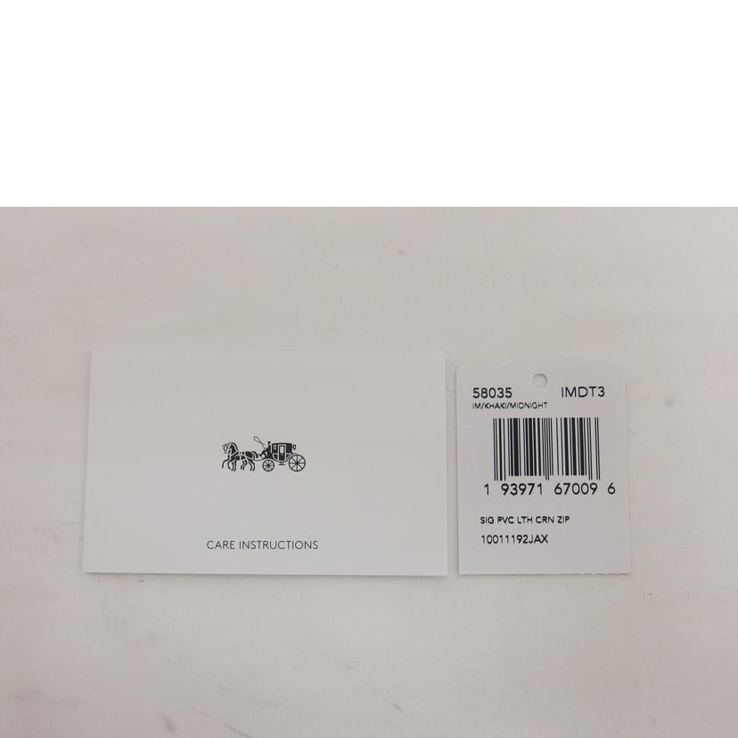 COACH コーチ/シグネチャーリストレット/ポーチ/58035//M1948/Aランク/04