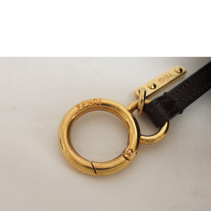 FENDI フェンディ/ファーポンポンチャーム/ダークブラウン//ABランク/04
