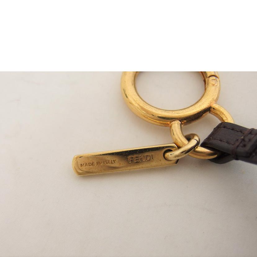 FENDI フェンディ/ファーポンポンチャーム/ダークブラウン//ABランク/04
