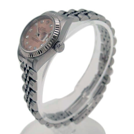 ROLEX ロレックス 腕時計 1998年頃製造 オーバーホール済 新品仕上済 ステンレス K18WG ピンク レディース/デイトジャスト・レディース/10P新ダイヤ/A番/79174G//A372646(1998)/Aランク/69