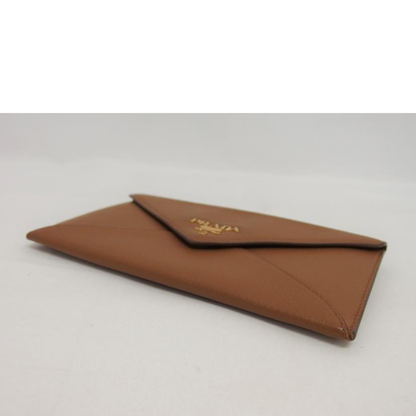 PRADA プラダ/エンベロップ二つ折り長財布/キャメル/1MF175//236/ABランク/04